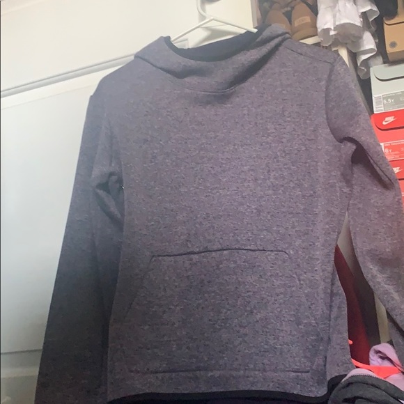 NIKE purple scoop neck hoodie - Picture 1 of 4